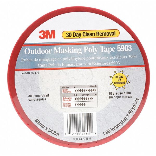 Masking Tape, Red, 59 yd.