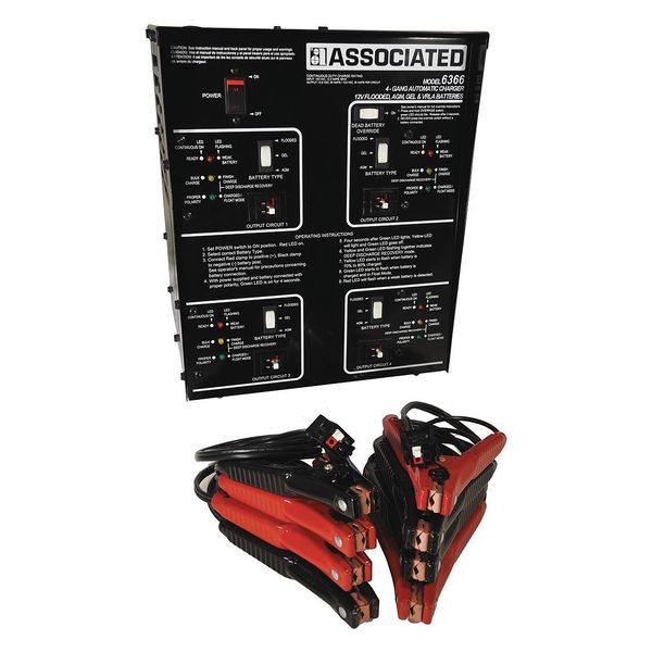 Battery Charger, Automatic Charging For Battery Voltage: 12