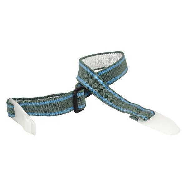 Chin Strap, Gray, Polyester, PK10