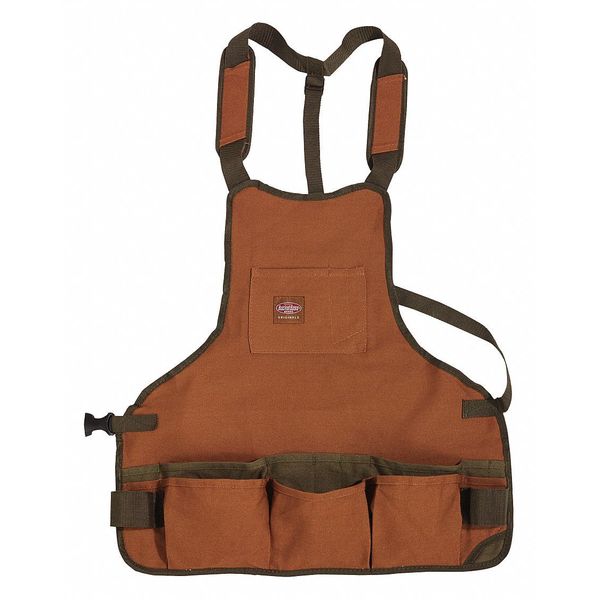 Brown Canvas Quick Release Buckle, Adjustable, 16 Pockets