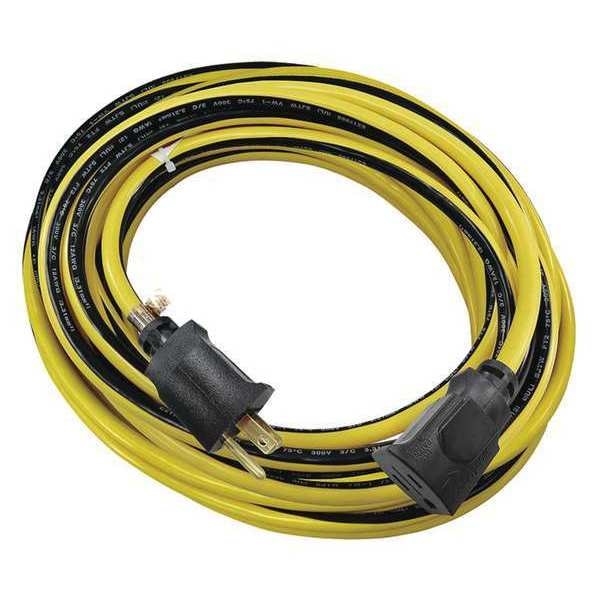 25 ft. Extension Cord 12/3 Gauge YL/BK