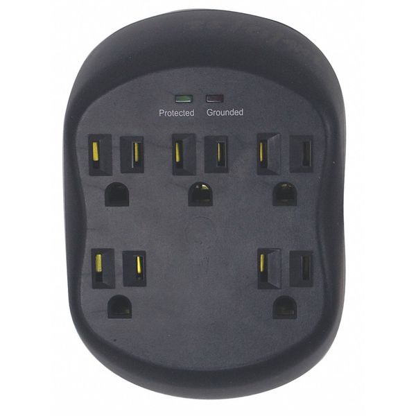 Surge Protector Plug Adapter, 5 Outlets