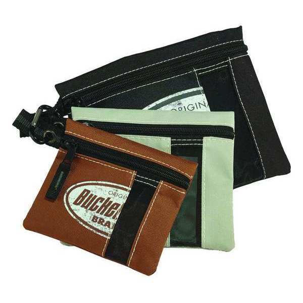 Tool Bag Set, Polyester, 3 Pockets, Brown, Gray, Black
