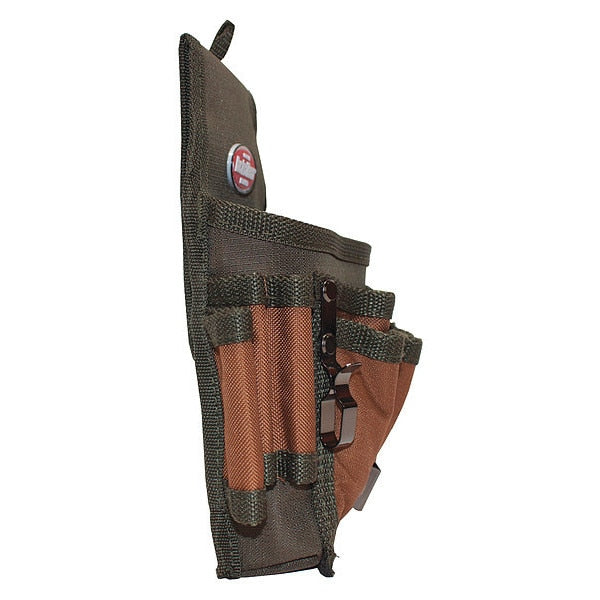 Green Polyester 9 Pockets