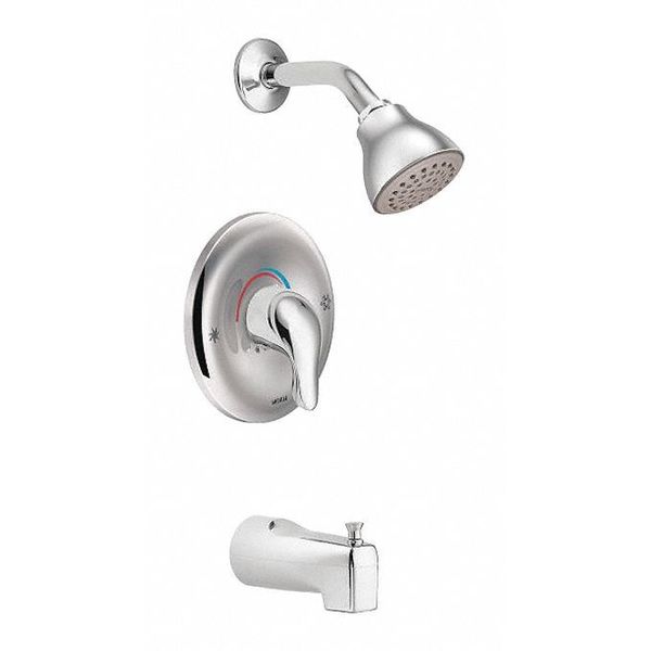 Wall Mounted, Shower Head Kit, Chrome, Wall
