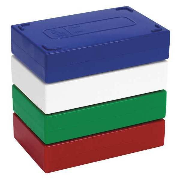 Microscope Slide Box, 25 Slots, White