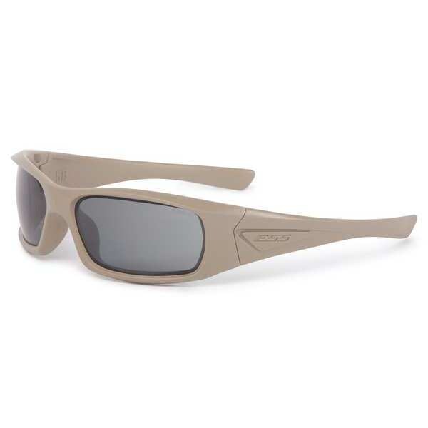 Safety Glasses, Traditional Smoke Gray Polycarbonate Lens, Scratch-Resistant