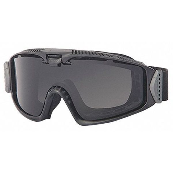 Safety Goggles, Clear, Gray, Smoke Anti-Fog, Scratch-Resistant Lens, Influx Pivot Series