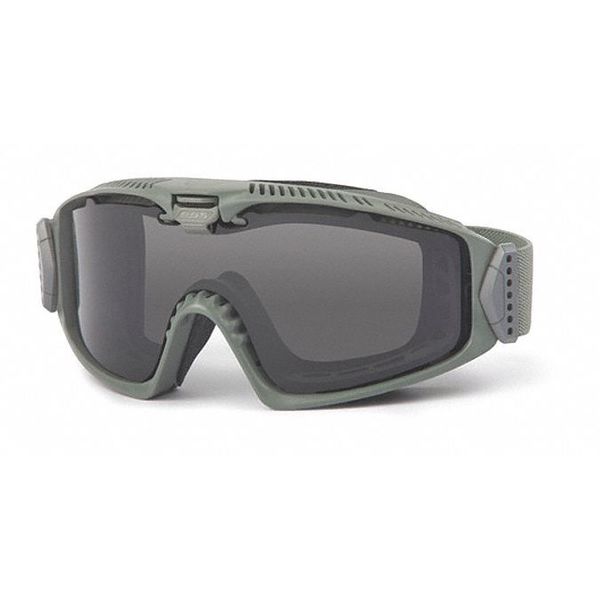 Safety Goggles, Clear, Gray, Smoke Anti-Fog, Scratch-Resistant Lens, Influx Pivot Series