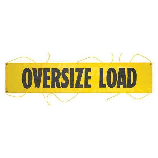 Wide Load Banner, 18 in Height, 84 in Width