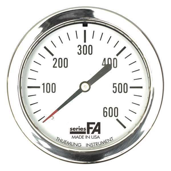 Compound Gauge, -30 to 0 to 400 psi, 1/4 in MNPT, Plastic, Black