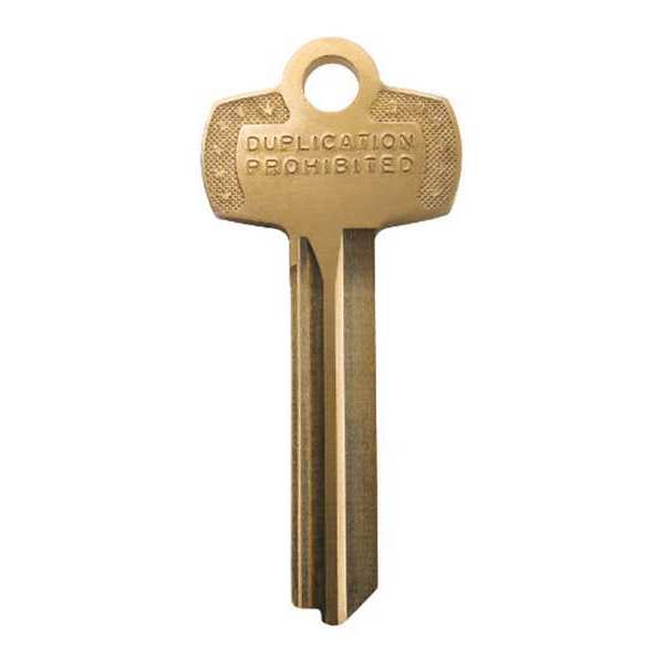 Key Blank, Keyway P, Standard Type, 7 Pins