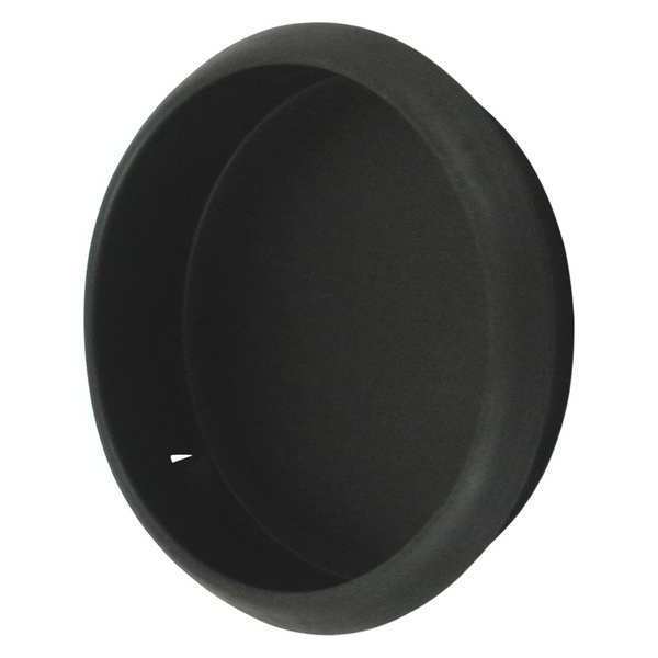 Flush Pull, Solid Brass, Black