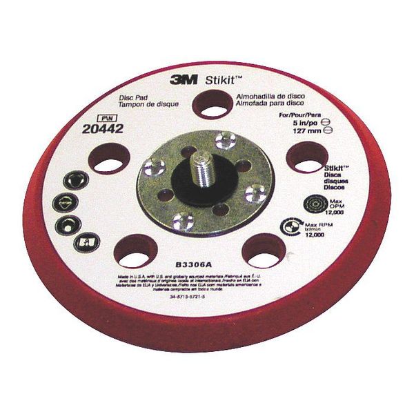 Adhesive/PSA Disc Backup Pad, 5