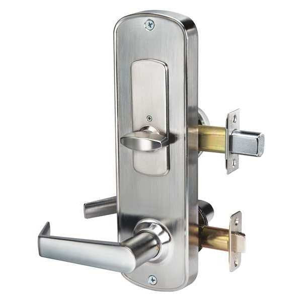 Lockset, Satin Chrome, Passage Function