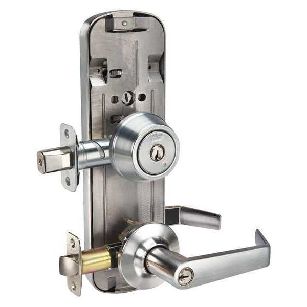 Lockset, Satin Nickel, Passage Function (Discontinued)