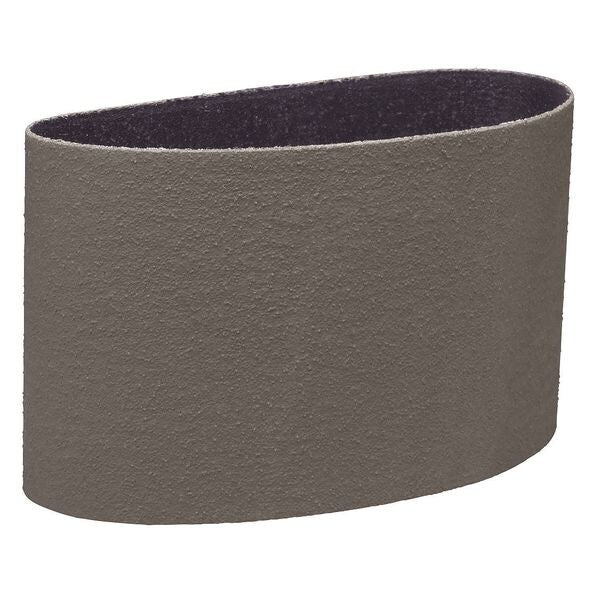 Sanding Belt, 4 in W, 354 in L, Non-Woven, Aluminum Oxide, 100 Grit, Fine, 237AA, Gray