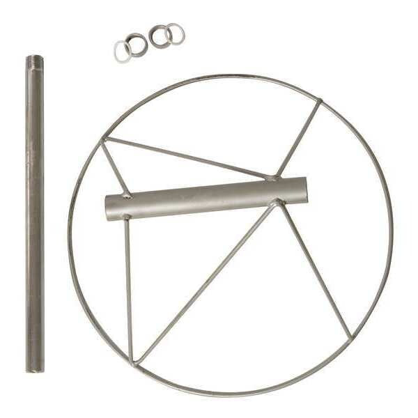 Windsock Hardware, Silver, 8