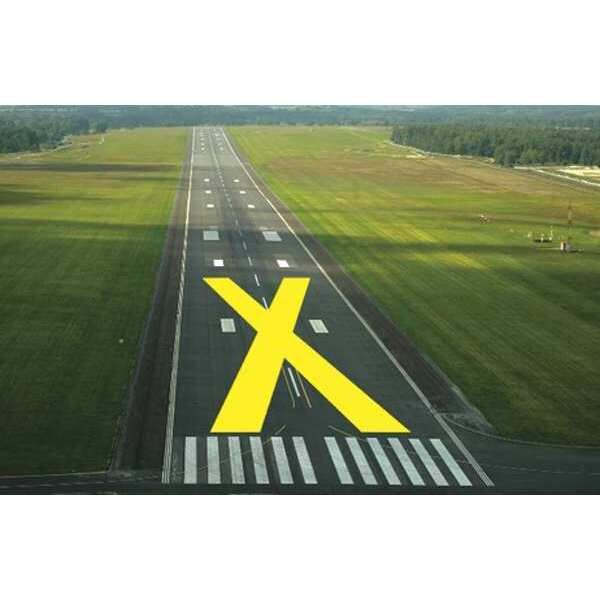 Runway Closure Marker, Polyethylene, 360