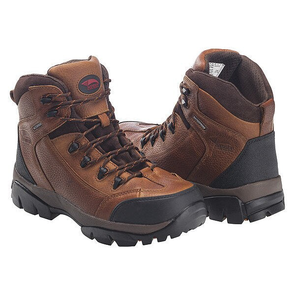 Hiking Boots, 15, M, Brown, Composite, PR