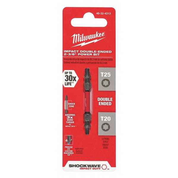 SHOCKWAVE T20/T25 ImpactÂ Double Ended Bit