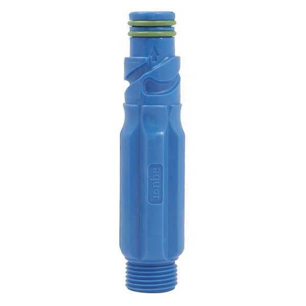 Hose Connector, Acetal Resin, Blue