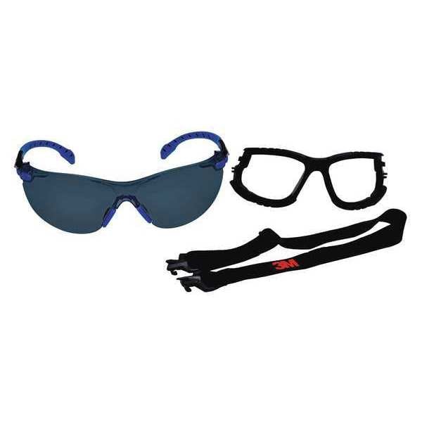 Safety Glasses, Gray Polycarbonate Lens, Anti-Fog