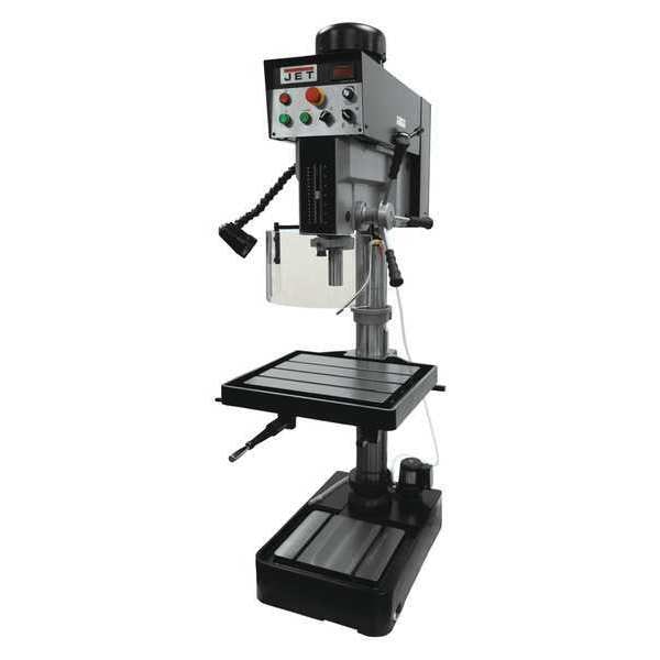 Floor Drill Press, Belt Drive, 2 hp, 230 V, 20 in Swing, Variable Speed