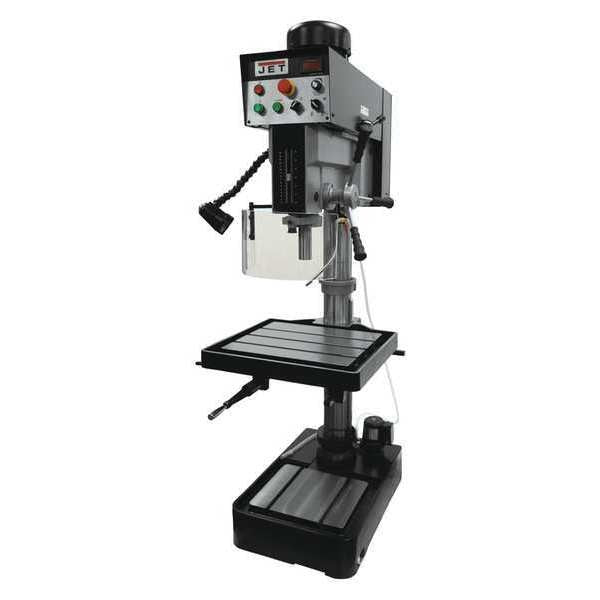 Floor Drill Press, Belt Drive, 2 hp, 120 V, 10 7/16 in Swing, Variable Speed