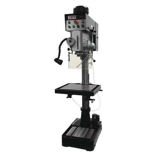 Floor Drill Press, Belt Drive, 2 hp, 460 V, 20 in Swing, Variable Speed