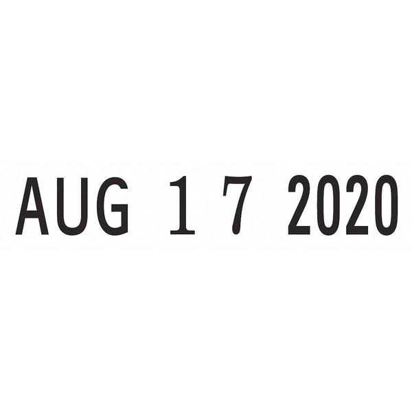 Self-Inking Date Stamp, Black Ink Color
