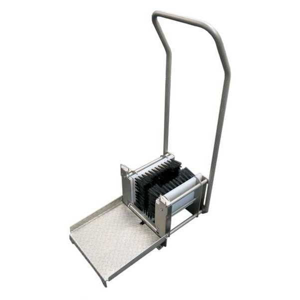 Wet Boot Scrubber, SS, 400 lb., 110VAC