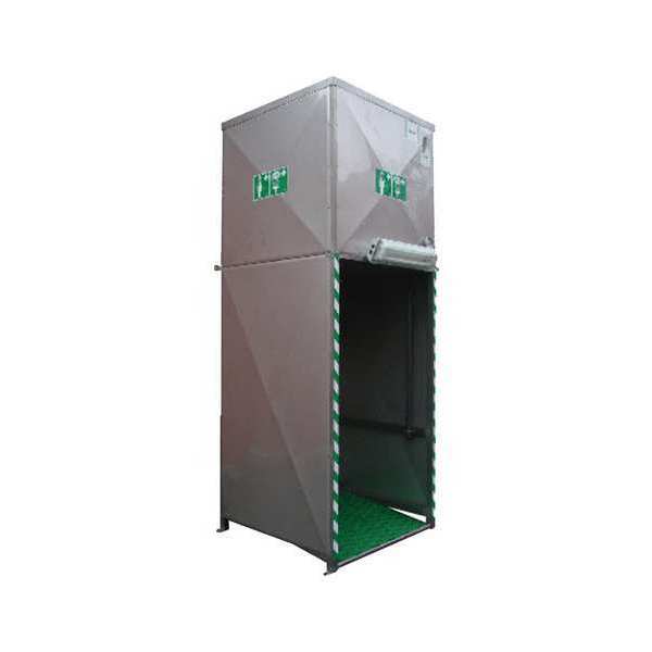 Floor-Mounted Tank Shower