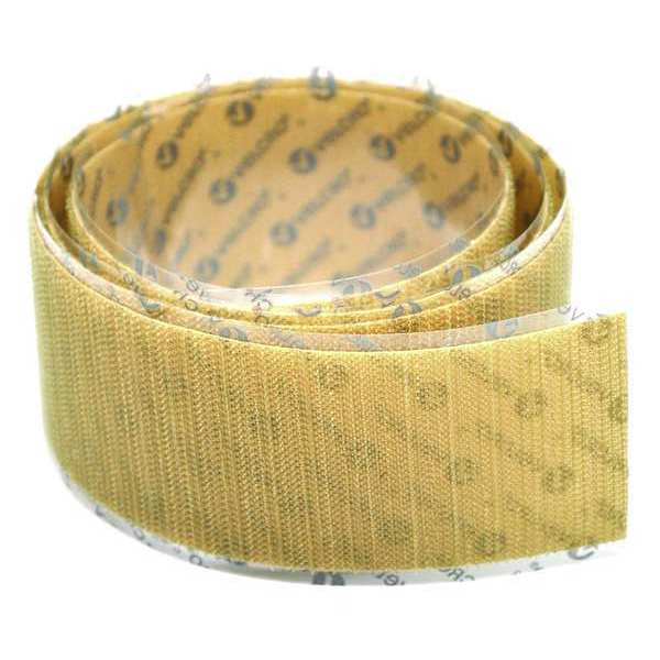 75 ft L Reclosable Fastener Beige