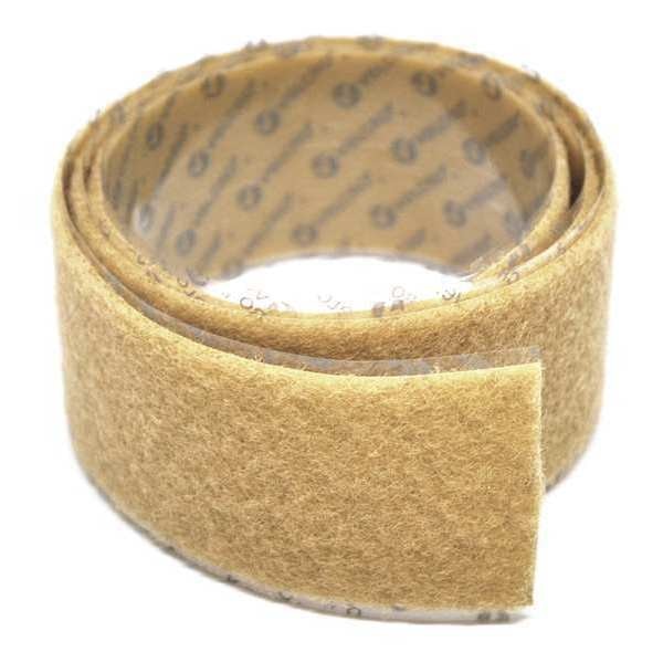 75 ft L Reclosable Fastener Beige