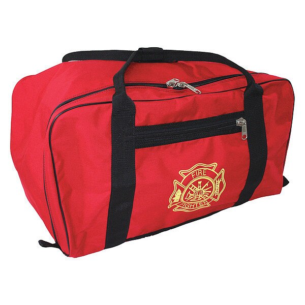 Gear Bag, Cordura(R) Nylon with a Urethane Coated, Red, 15 in Height
