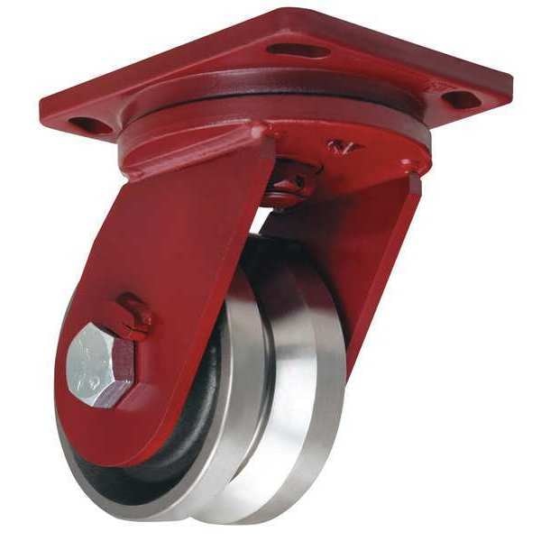 Plate Caster, Swivel, Heavy-Duty, 5000 lb.