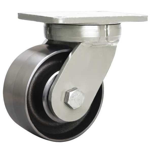 Plate Caster, Swivel, Heavy-Duty, 2-1/2