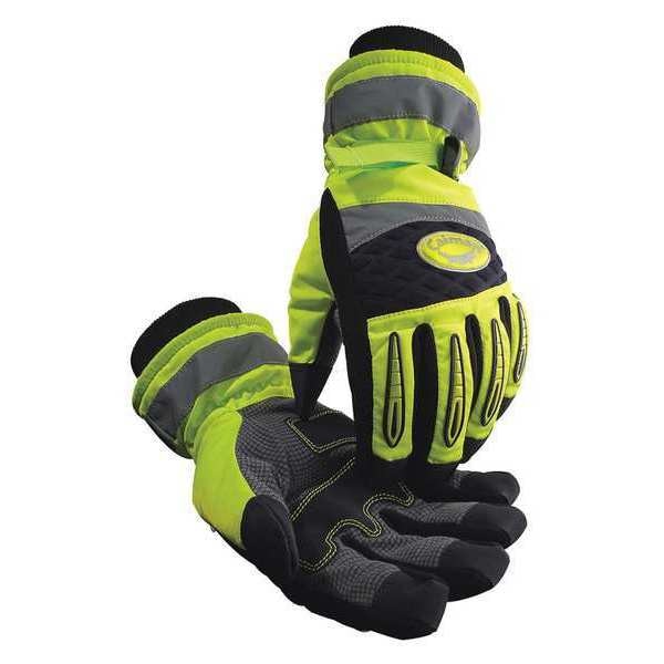 Hi-Vis Cold Protection Gloves, Heatrac Lining, 2XL