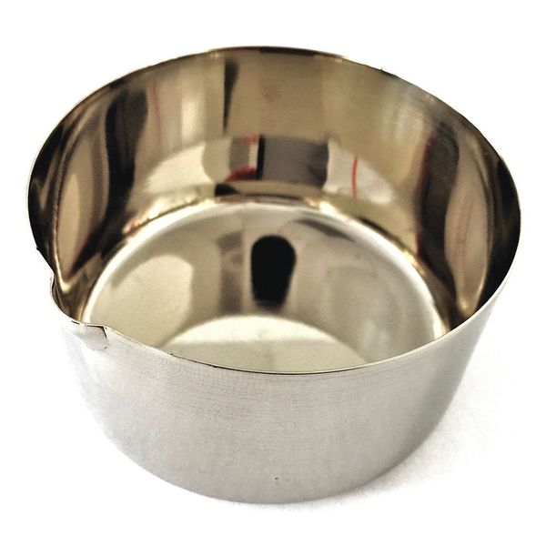 Weighing Dish with Lip, 100mL, Nickel
