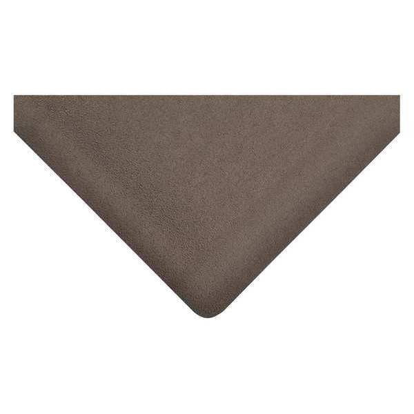 Antifatigue Mat, Black, 8 ft. L x 3 ft. W, Rubber Surface With Dense Closed PVC Foam Base