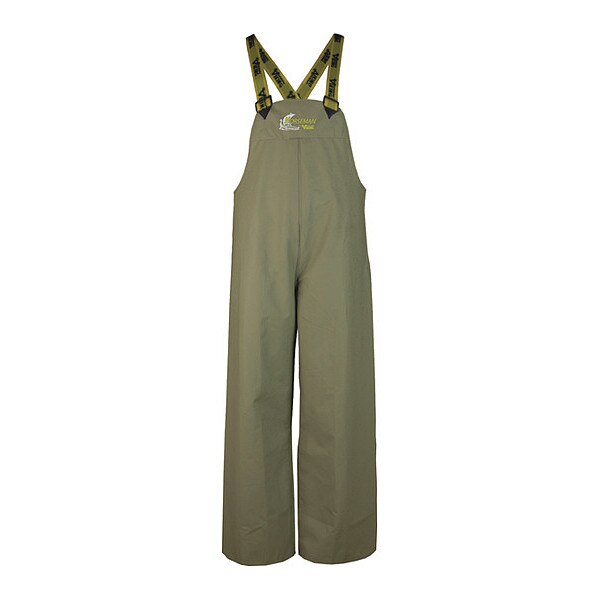 Bib Pant, Green, PVC Lite, M