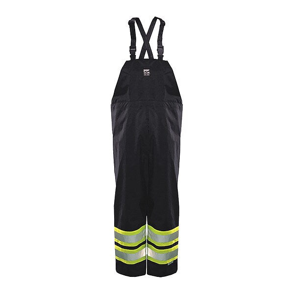 Bib Pant, Hi-Vis, Class1,150D, Black, 2XL