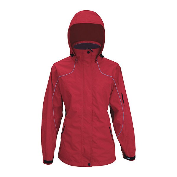 Ladies Trizone Jacket, Red, XL