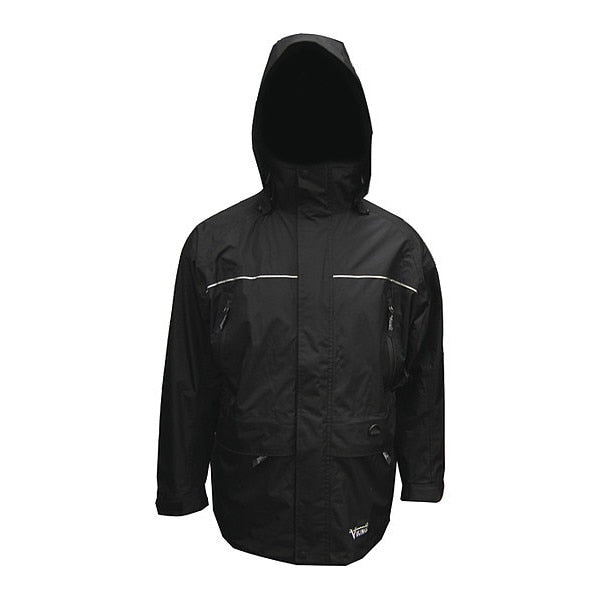 Jacket, Insulated, Black, 5XL