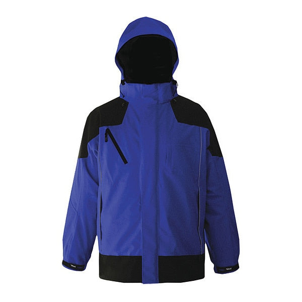 Jacket, Blue/Black, L