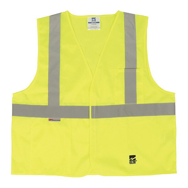 Safety Vest, Solid, Green, S/M, PK25