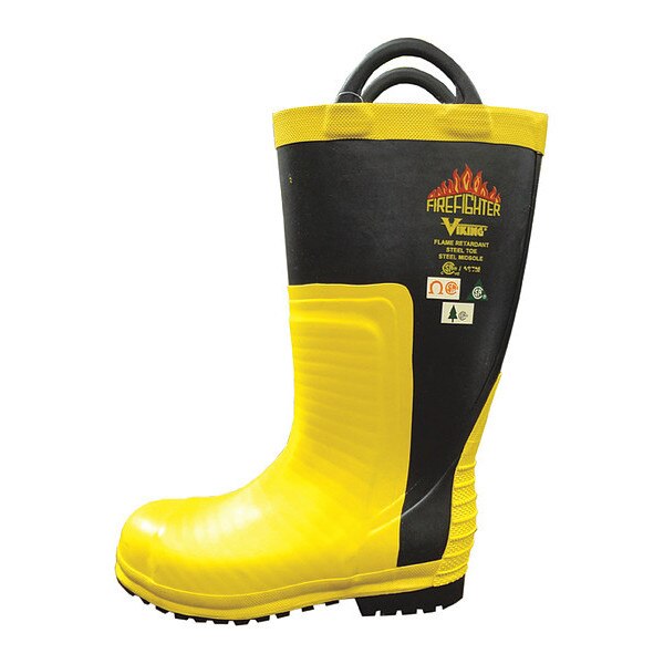 Rscue Saw Fre Boot, Yllw/Blk, Size 11.5, PR