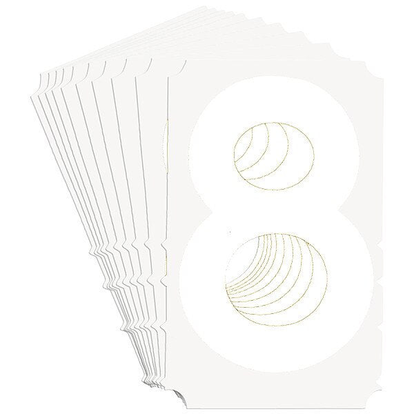 Numbers and Letters Labels, PK 10