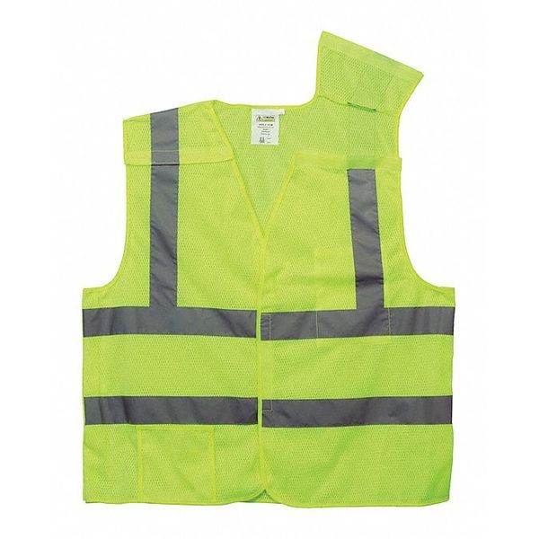 High Visibility Vest, Class II, Lime, L